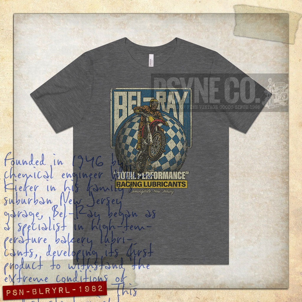 Bel-Ray Racing Lubricants 1982 Vintage Men's T-Shirt