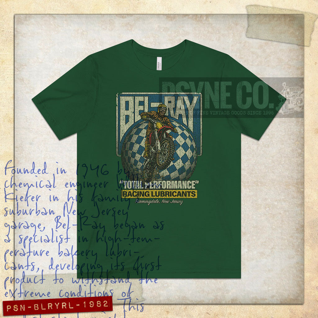 Bel-Ray Racing Lubricants 1982 Vintage Men's T-Shirt
