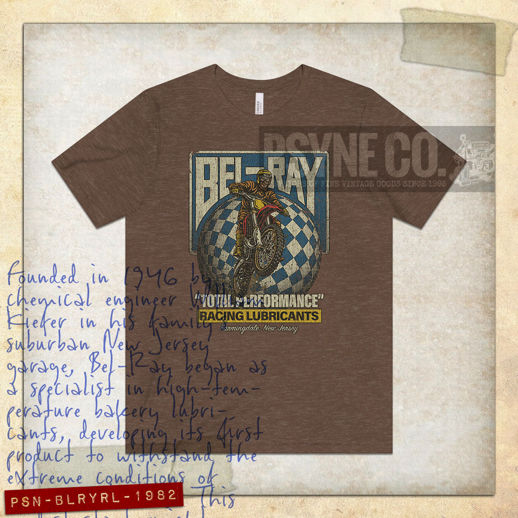 Bel-Ray Racing Lubricants 1982 Vintage Men's T-Shirt