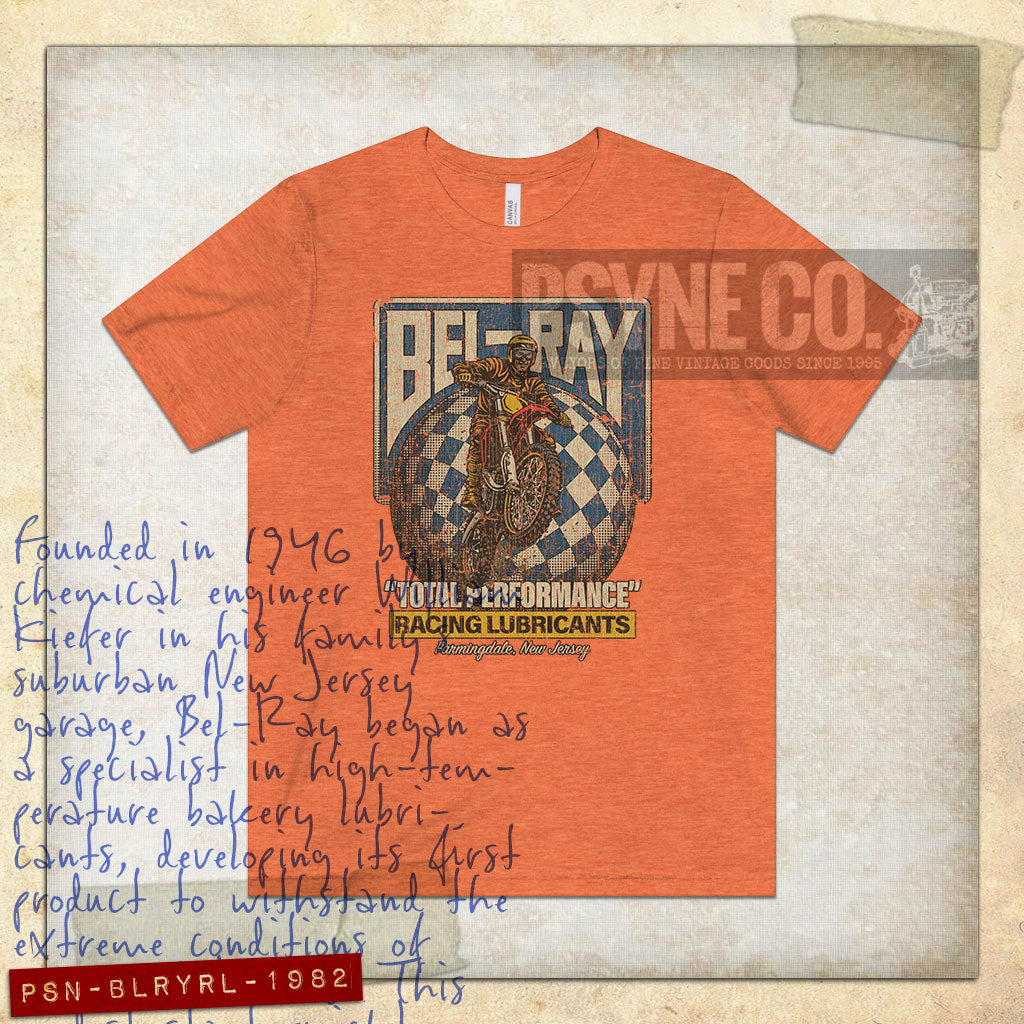 Bel-Ray Racing Lubricants 1982 Vintage Men's T-Shirt