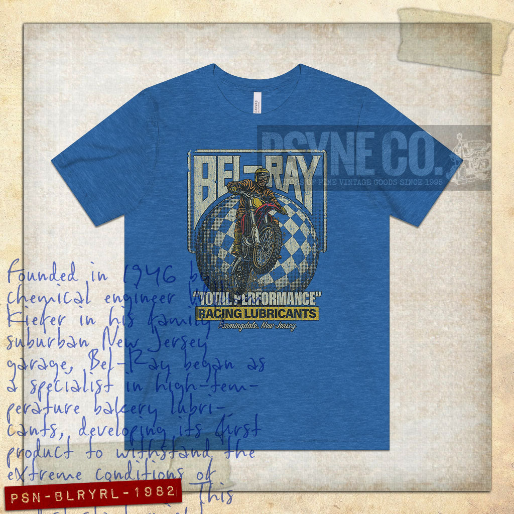 Bel-Ray Racing Lubricants 1982 Vintage Men's T-Shirt