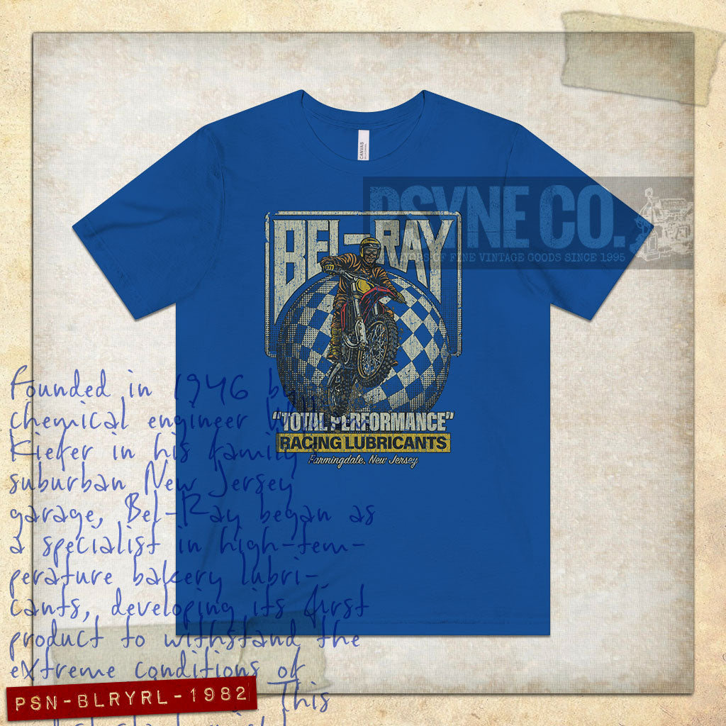 Bel-Ray Racing Lubricants 1982 Vintage Men's T-Shirt