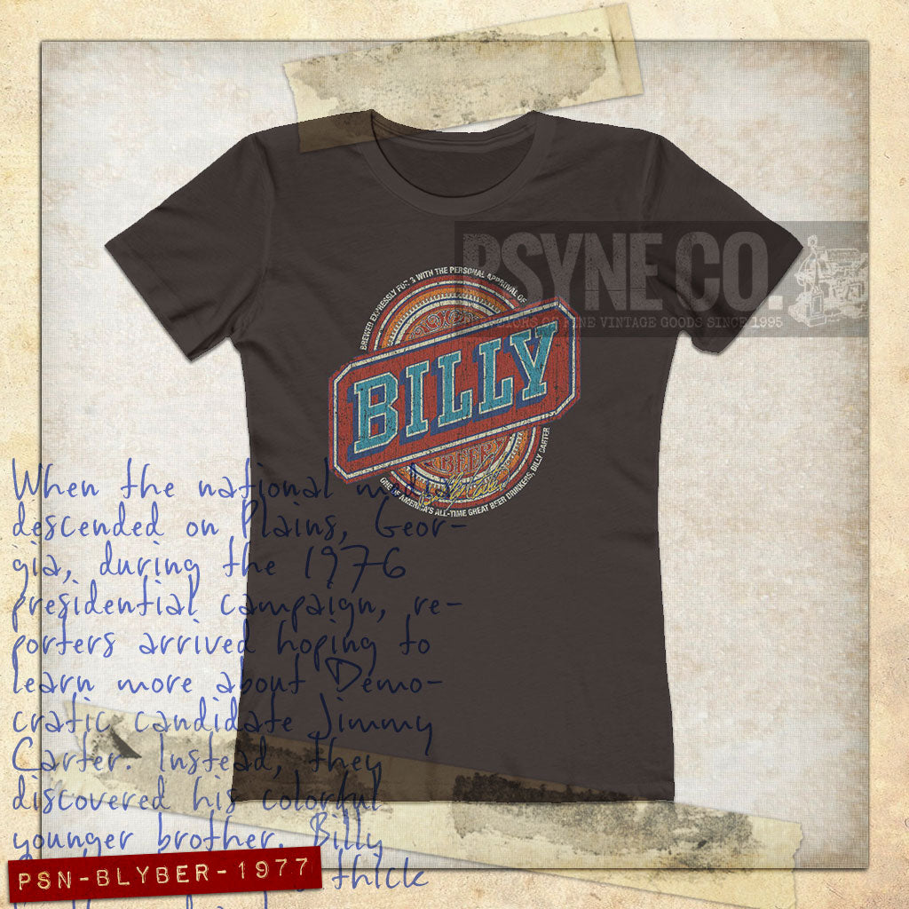 Billy Beer 1977 Vintage Women's T-Shirt