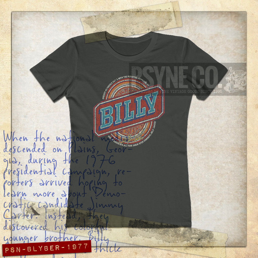 Billy Beer 1977 Vintage Women's T-Shirt