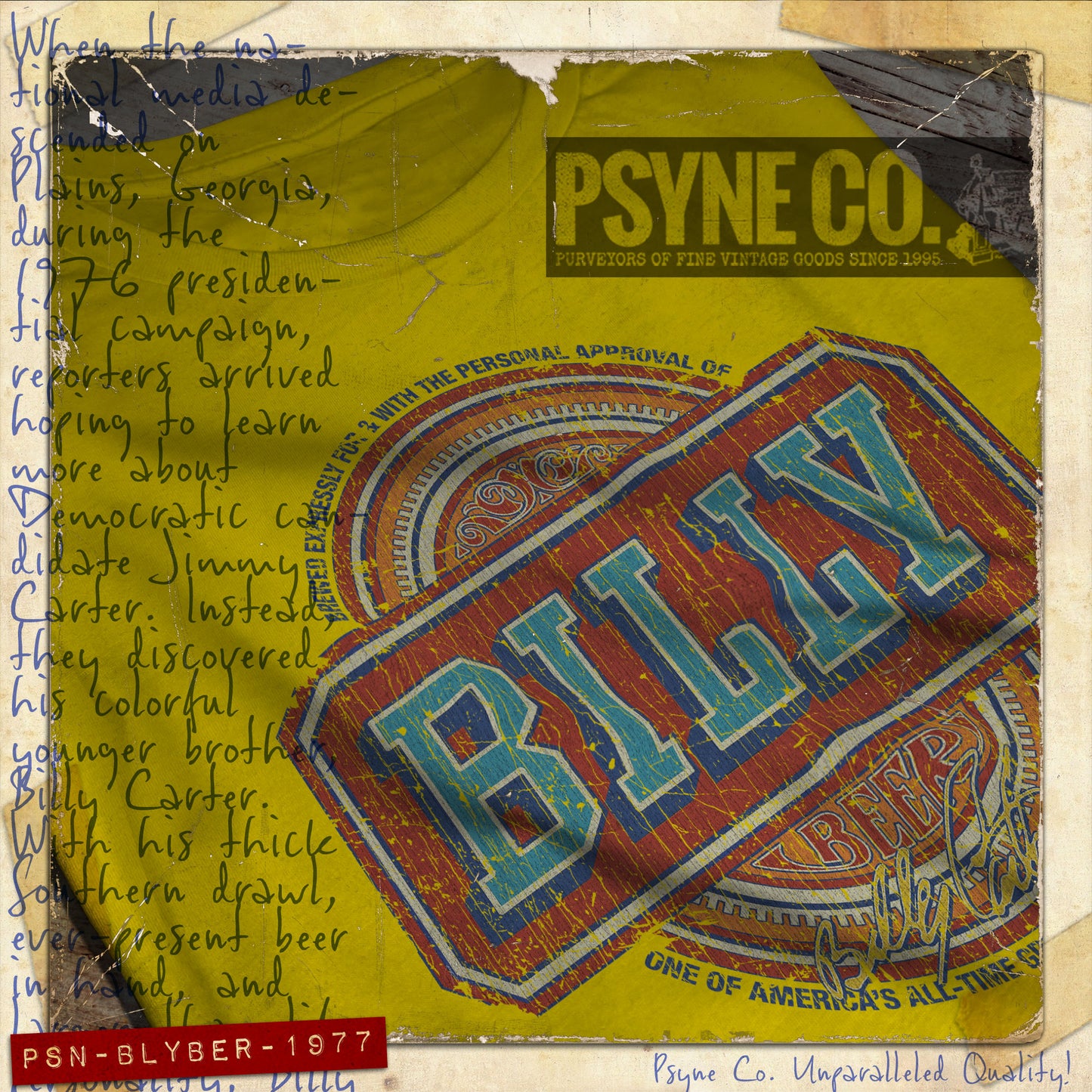 Billy Beer 1977 Vintage Women's T-Shirt