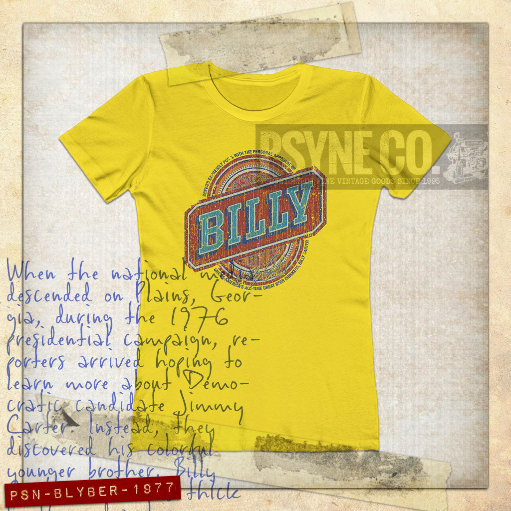 Billy Beer 1977 Vintage Women's T-Shirt