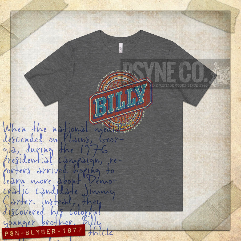 Billy Beer 1977 Vintage Men's T-Shirt