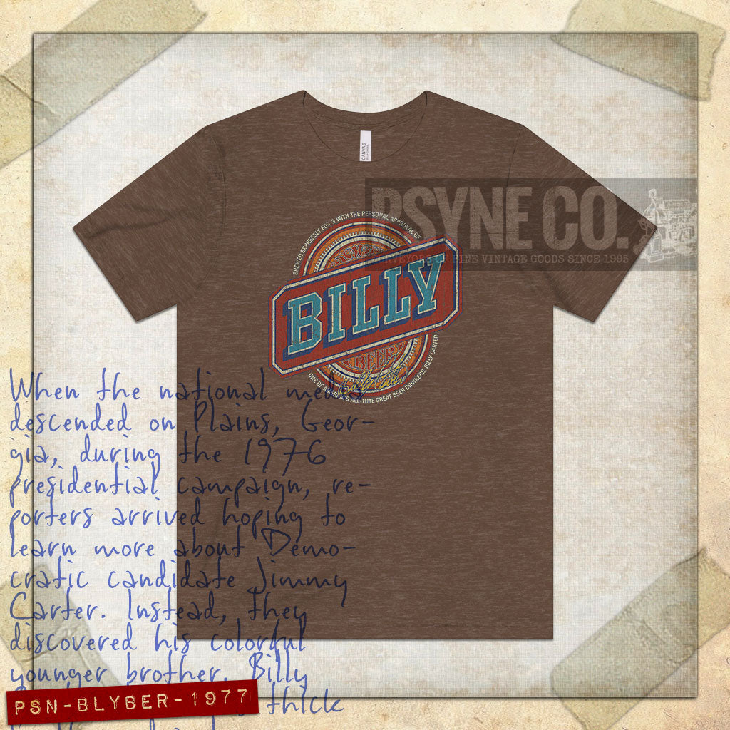 Billy Beer 1977 Vintage Men's T-Shirt