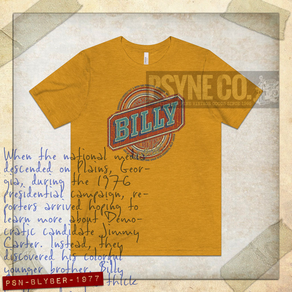 Billy Beer 1977 Vintage Men's T-Shirt