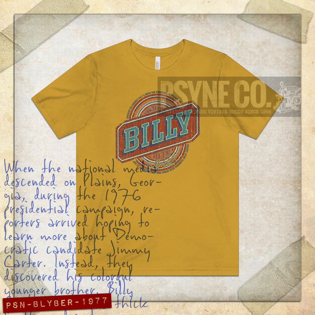 Billy Beer 1977 Vintage Men's T-Shirt