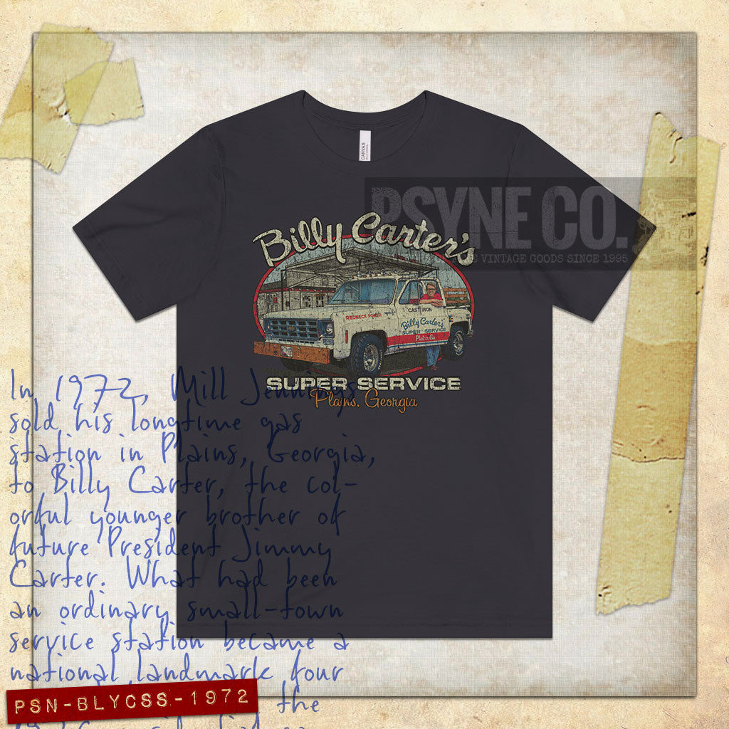 Billy Carter's Super Service 1972 Vintage Men's T-Shirt