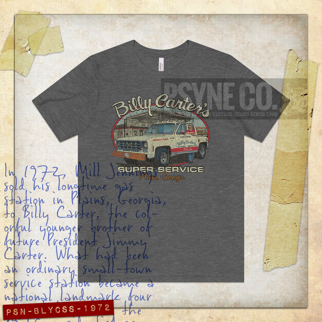 Billy Carter's Super Service 1972 Vintage Men's T-Shirt