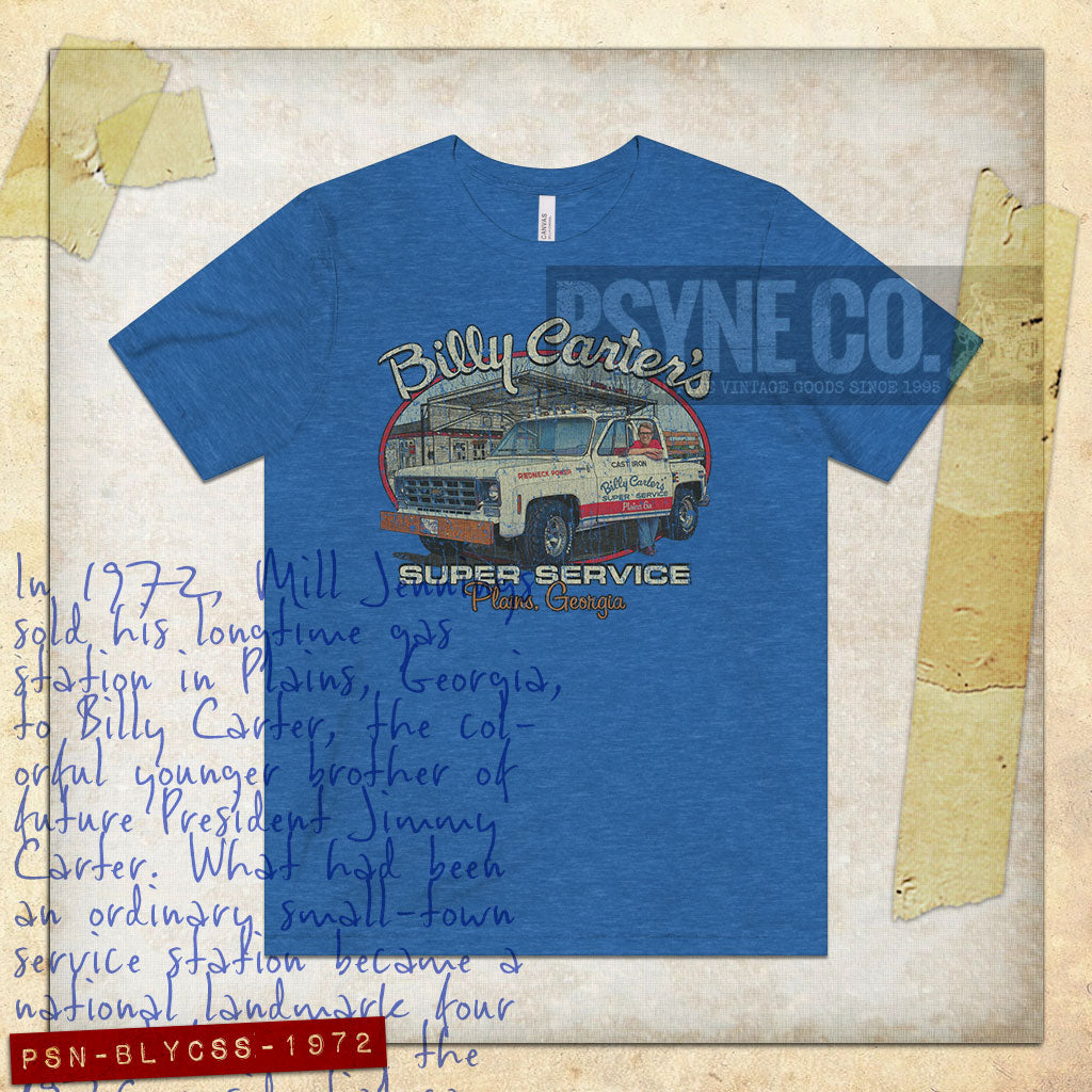 Billy Carter's Super Service 1972 Vintage Men's T-Shirt