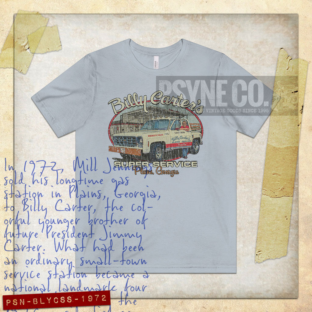 Billy Carter's Super Service 1972 Vintage Men's T-Shirt