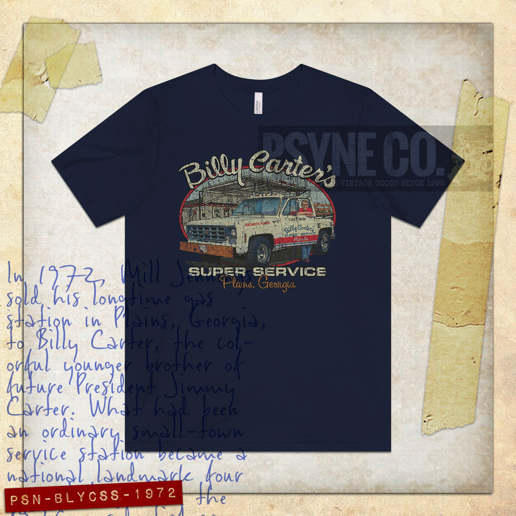 Billy Carter's Super Service 1972 Vintage Men's T-Shirt