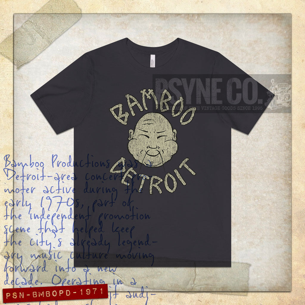 Bamboo Productions Detroit 1971 FB Vintage Men's T-Shirt