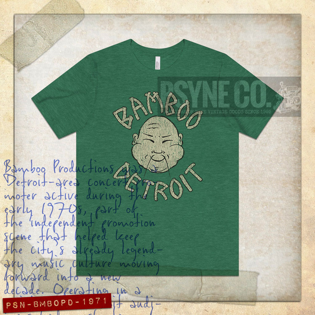 Bamboo Productions Detroit 1971 FB Vintage Men's T-Shirt