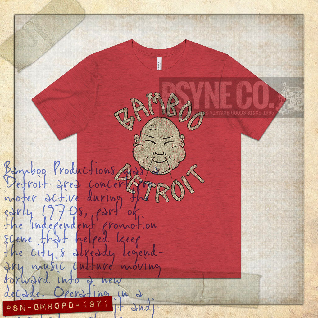 Bamboo Productions Detroit 1971 FB Vintage Men's T-Shirt