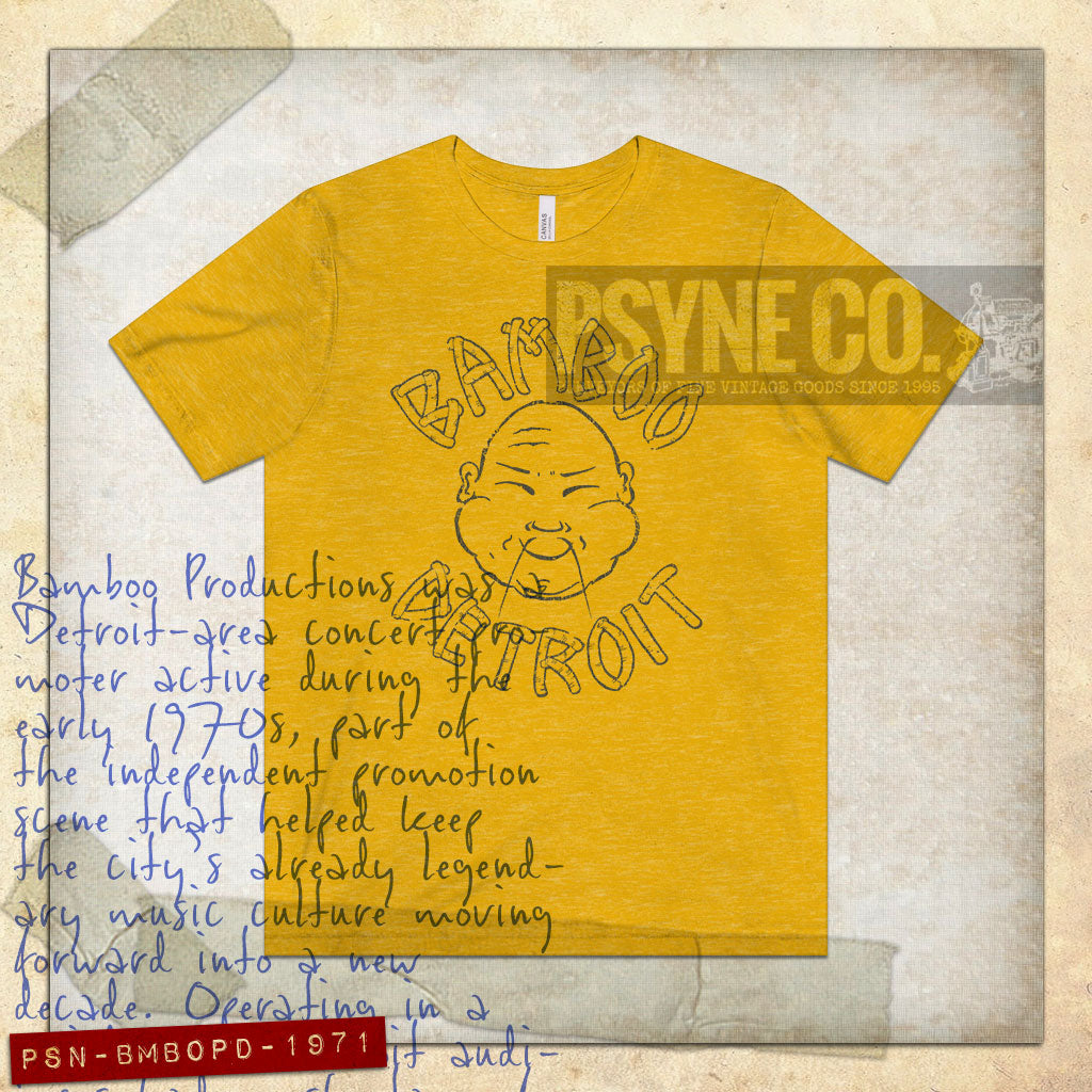 Bamboo Productions Detroit 1971 FB Vintage Men's T-Shirt