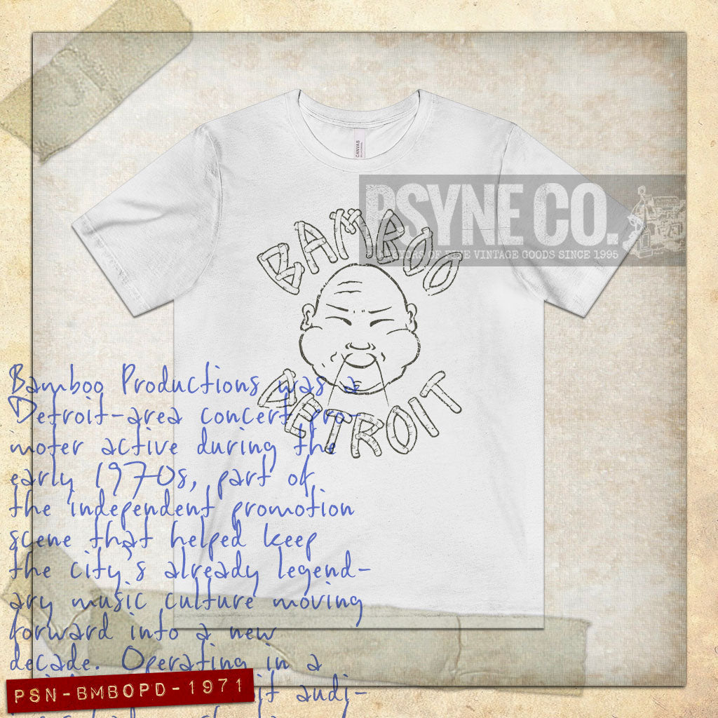 Bamboo Productions Detroit 1971 FB Vintage Men's T-Shirt