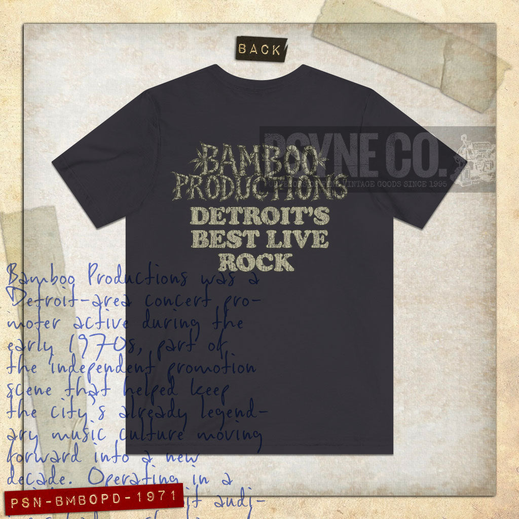 Bamboo Productions Detroit 1971 FB Vintage Men's T-Shirt