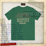 Bamboo Productions Detroit 1971 FB Vintage Men's T-Shirt