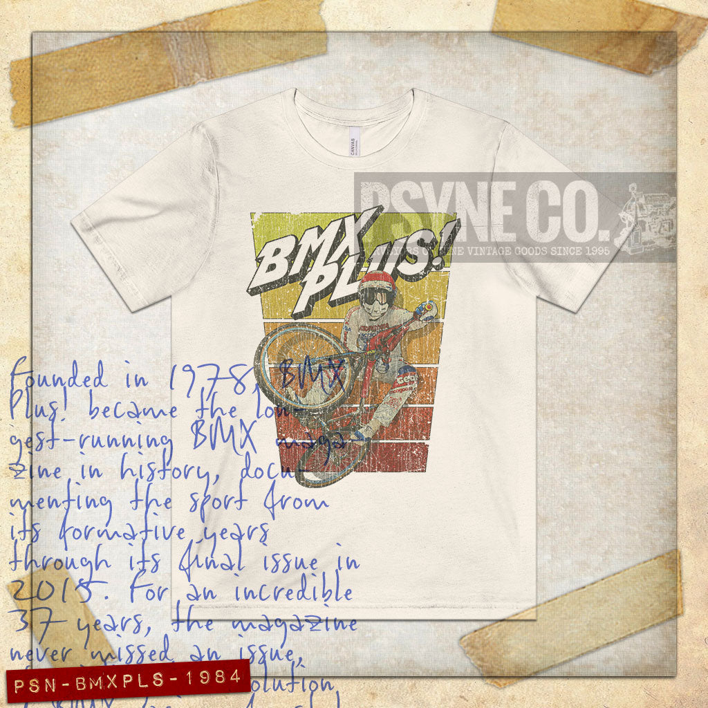 BMX Plus! Magazine 1984 Vintage Men's T-Shirt