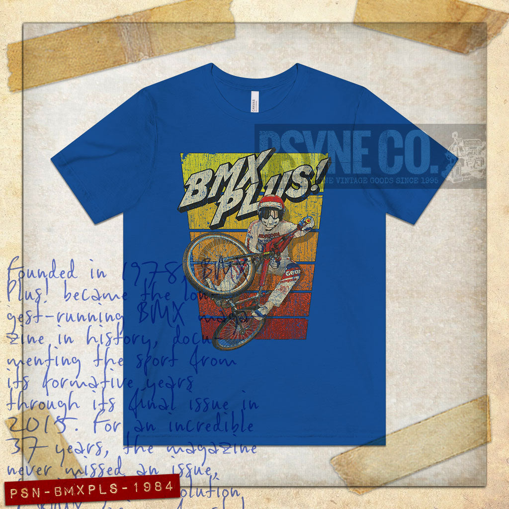 BMX Plus! Magazine 1984 Vintage Men's T-Shirt