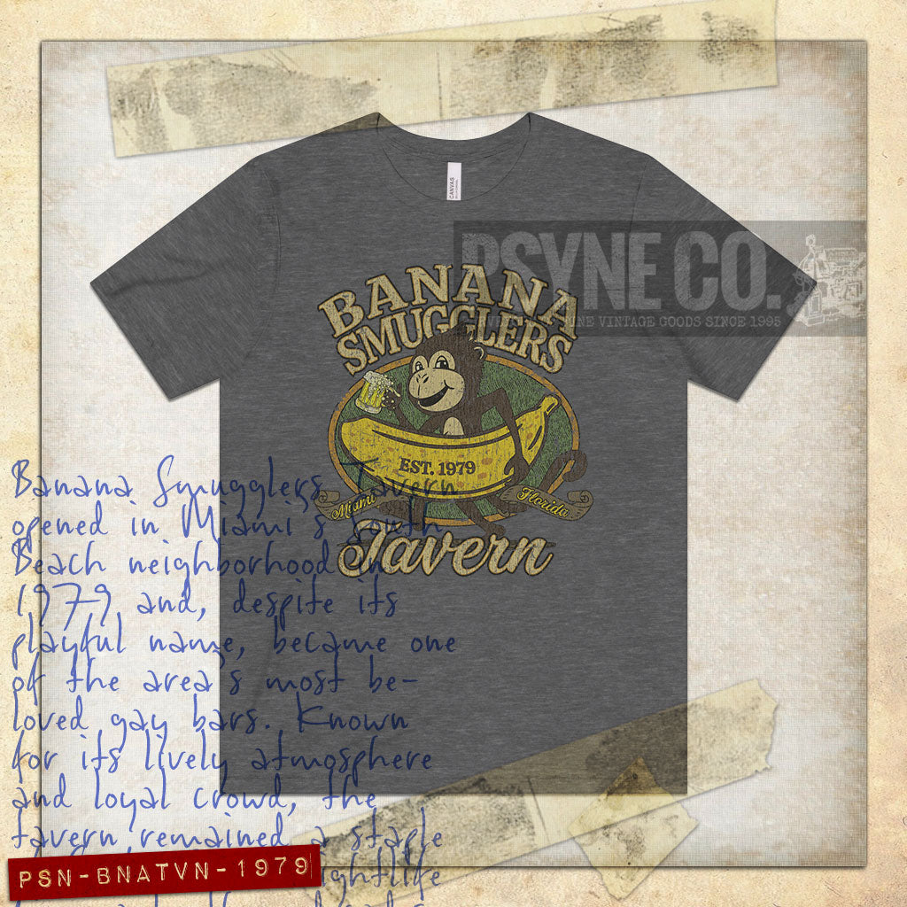 Banana Smugglers Tavern 1979 Vintage Men's T-Shirt
