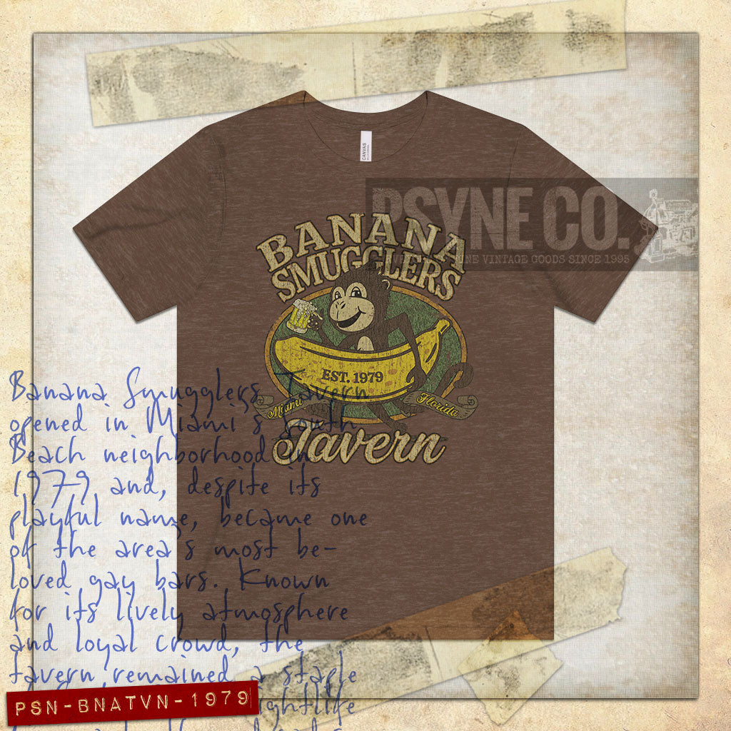 Banana Smugglers Tavern 1979 Vintage Men's T-Shirt