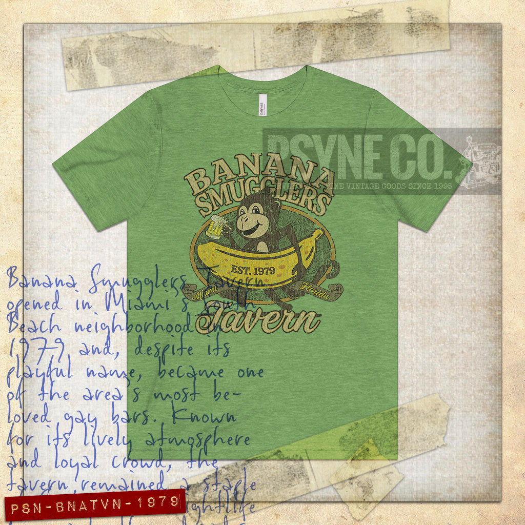 Banana Smugglers Tavern 1979 Vintage Men's T-Shirt