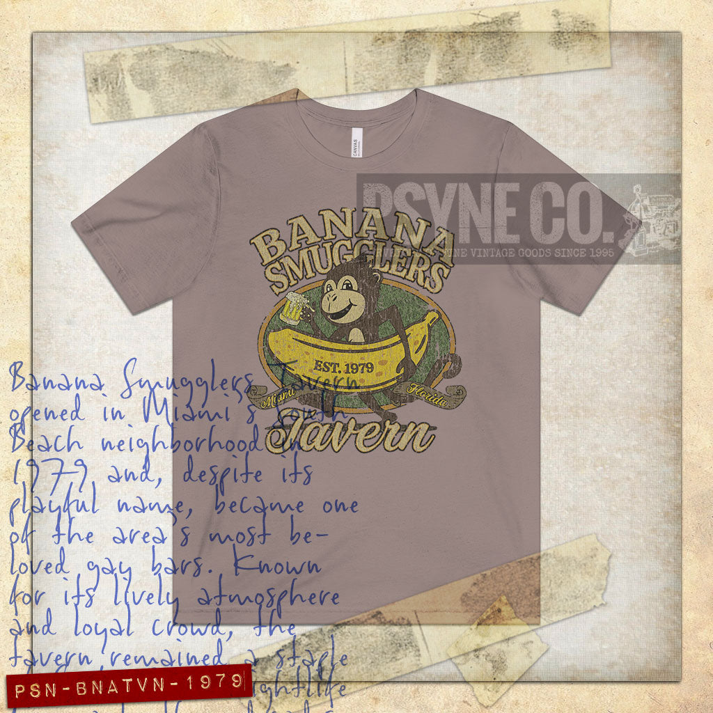 Banana Smugglers Tavern 1979 Vintage Men's T-Shirt