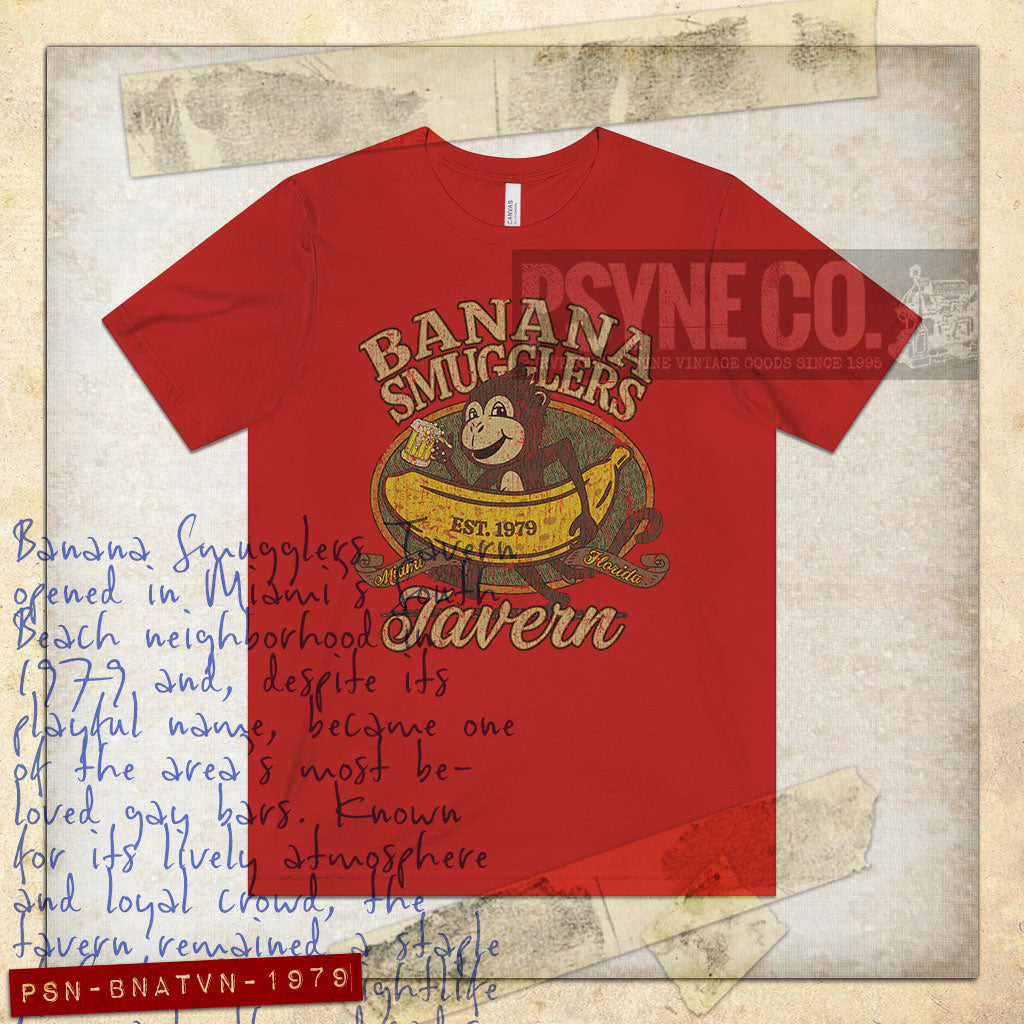 Banana Smugglers Tavern 1979 Vintage Men's T-Shirt