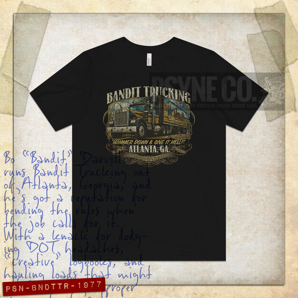 Bandit Trucking 1977 Vintage Men's T-Shirt
