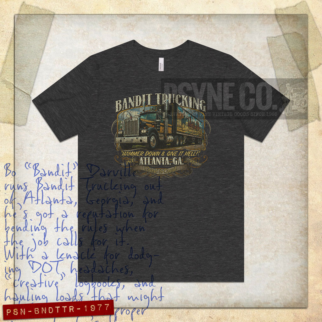 Bandit Trucking 1977 Vintage Men's T-Shirt