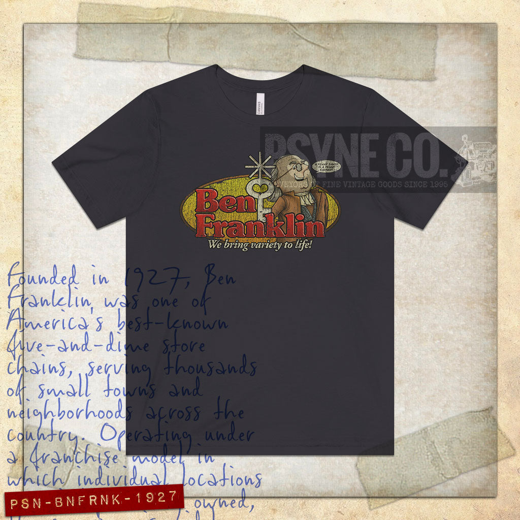 Ben Franklin 1927 Vintage Men's T-Shirt