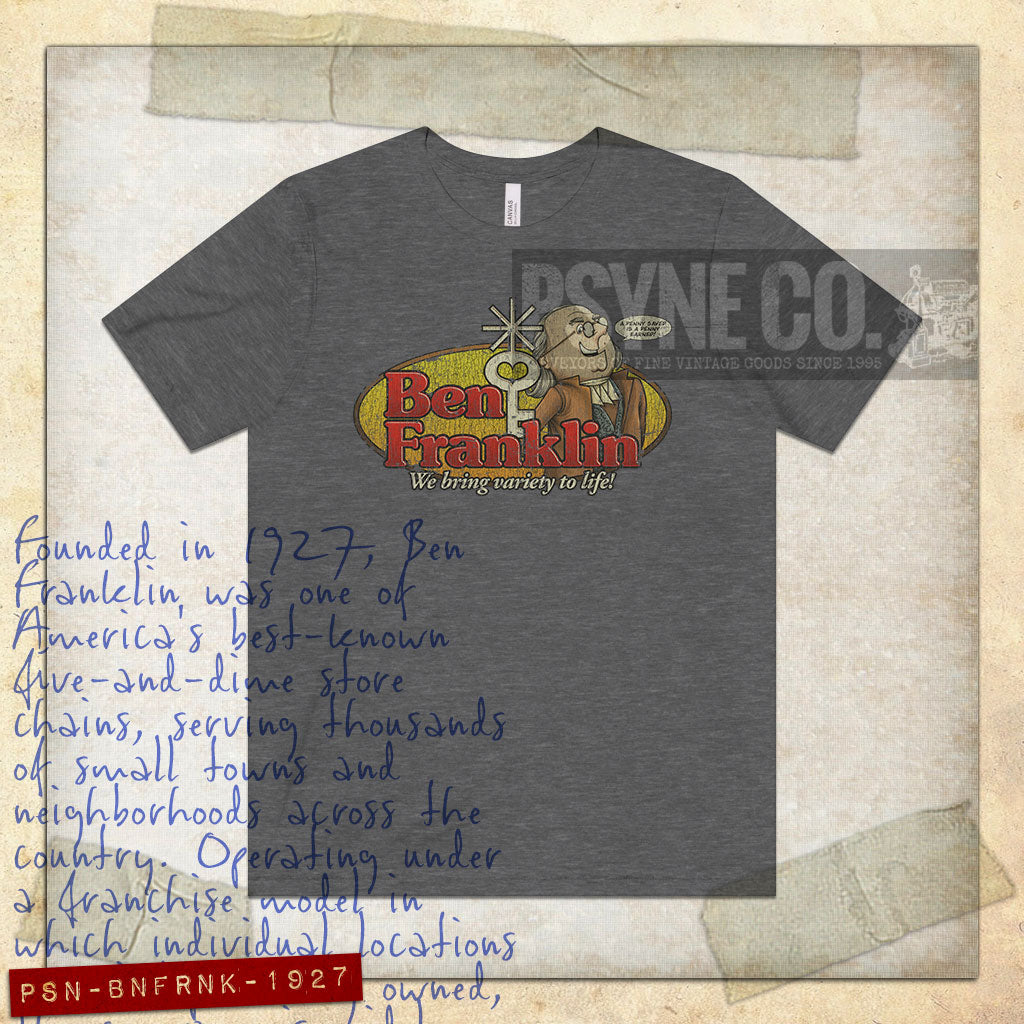 Ben Franklin 1927 Vintage Men's T-Shirt