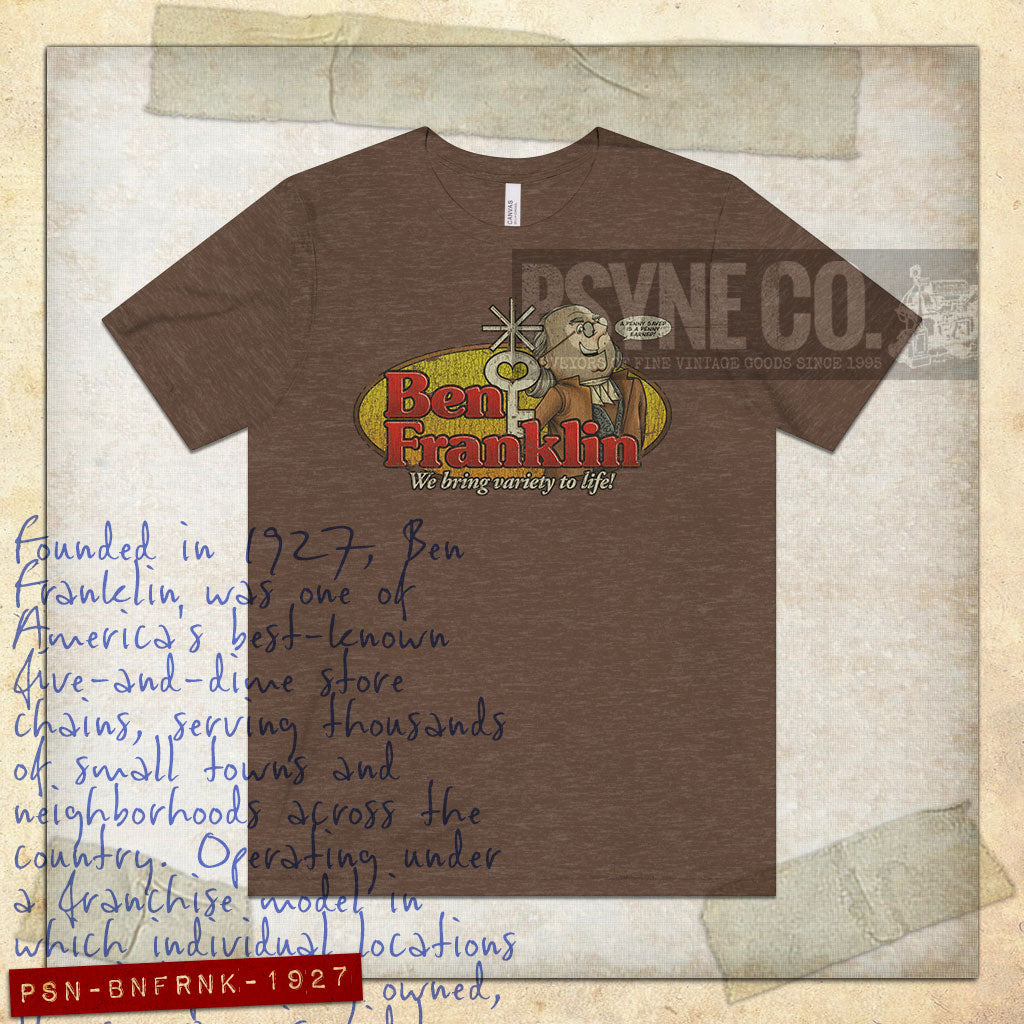 Ben Franklin 1927 Vintage Men's T-Shirt