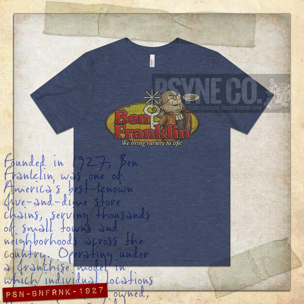 Ben Franklin 1927 Vintage Men's T-Shirt