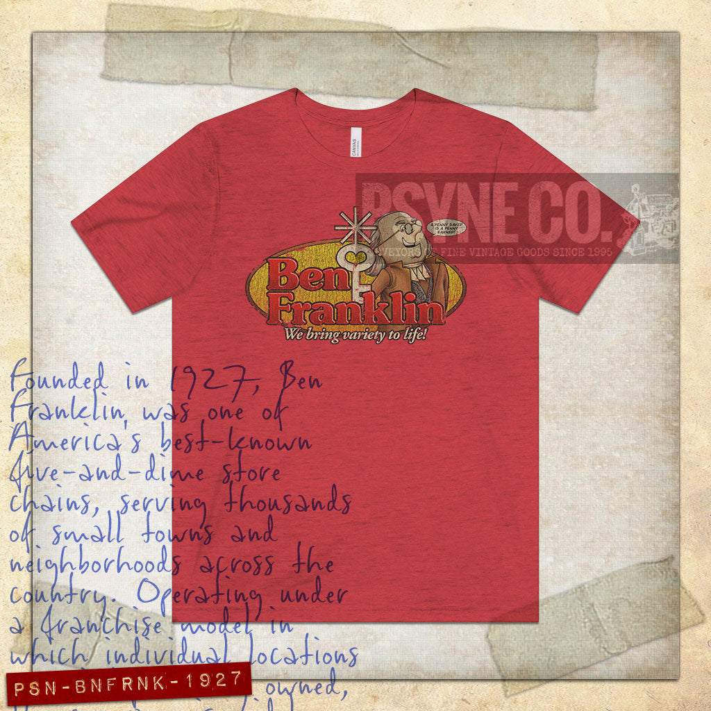Ben Franklin 1927 Vintage Men's T-Shirt