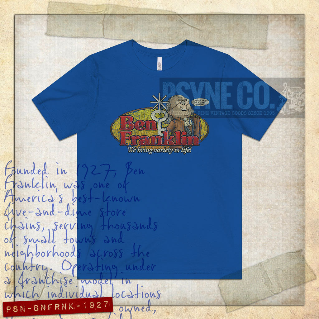 Ben Franklin 1927 Vintage Men's T-Shirt