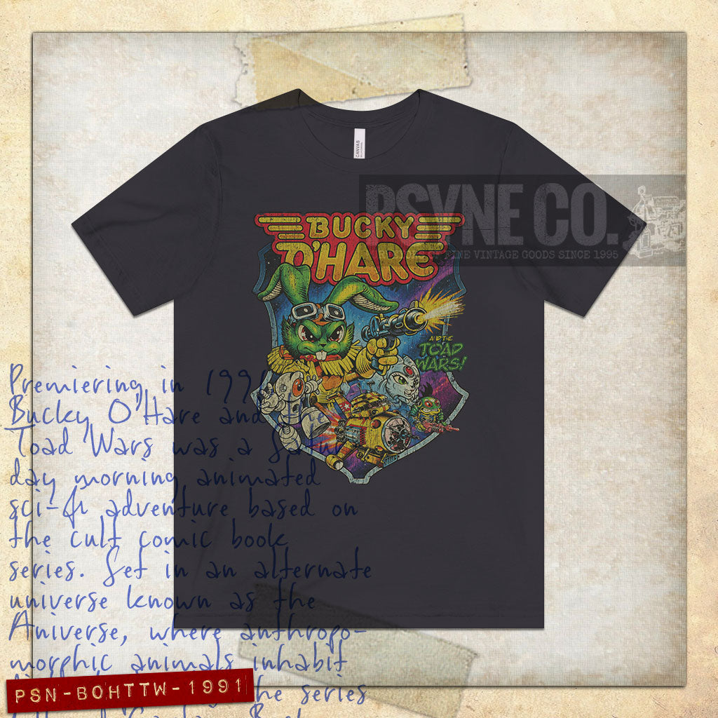 Bucky O'Hare and the Toad Wars 1991 Vintage Men's T-Shirt