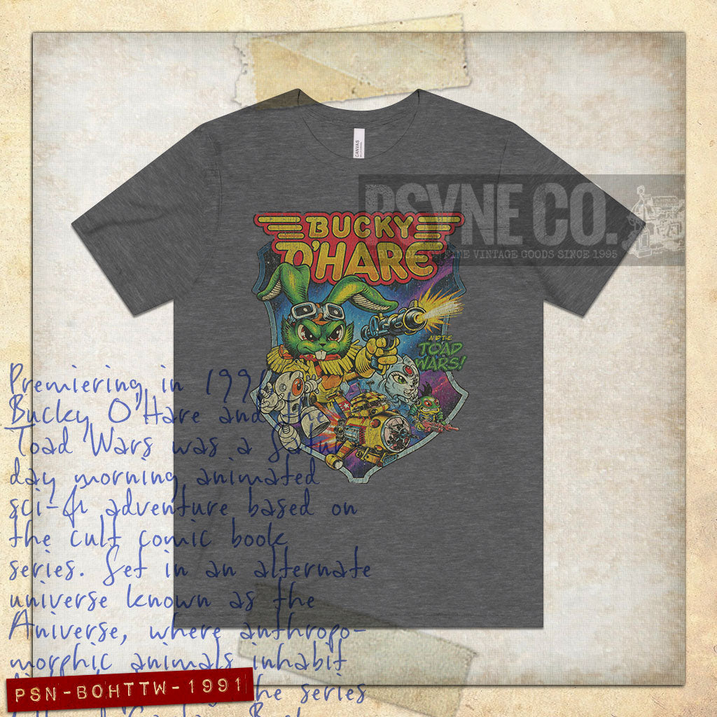 Bucky O'Hare and the Toad Wars 1991 Vintage Men's T-Shirt