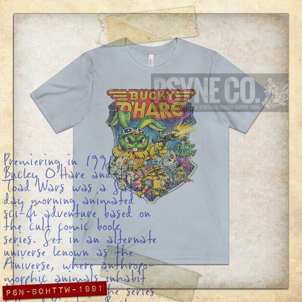 Bucky O'Hare and the Toad Wars 1991 Vintage Men's T-Shirt