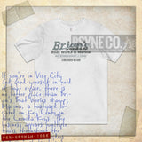 Brian's Boat Works & Marina 1986 Vintage Men's T-Shirt