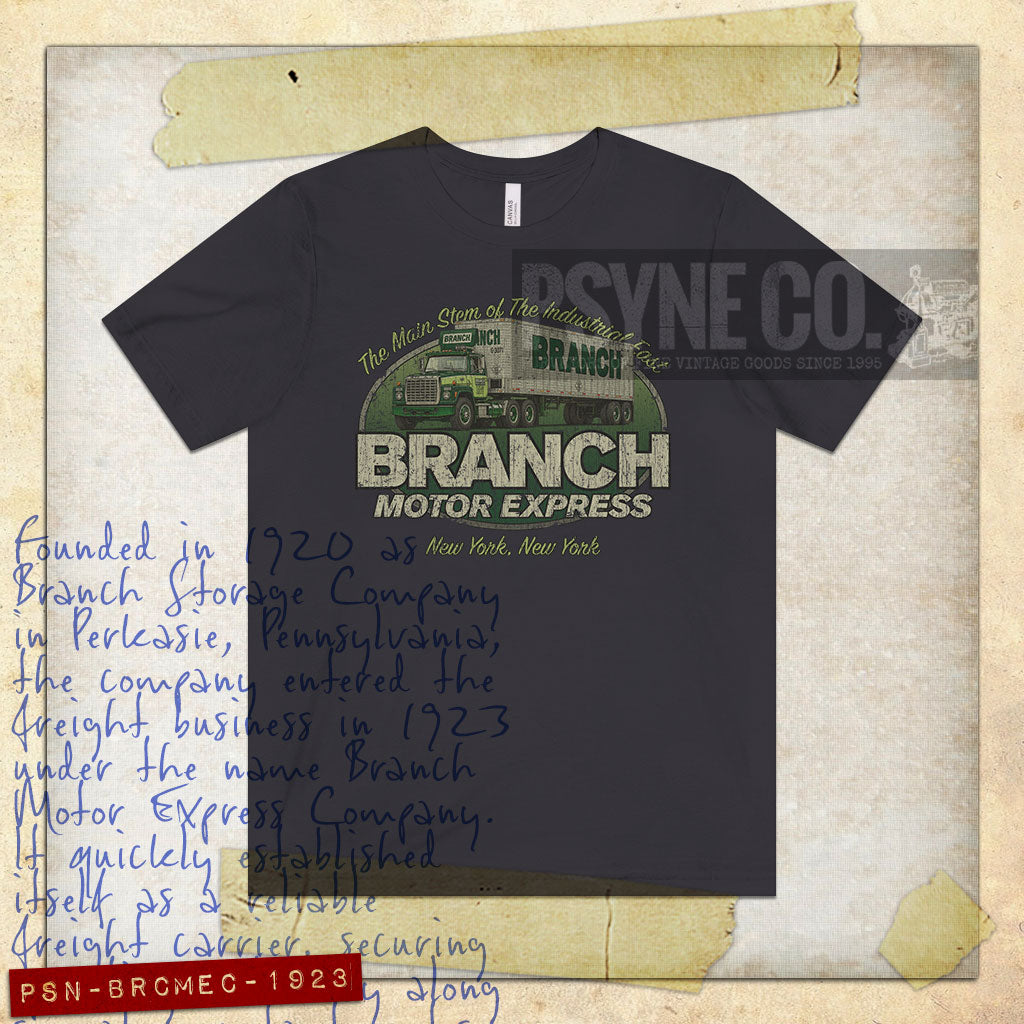 Branch Motor Express Company 1923 Vintage Men's T-Shirt