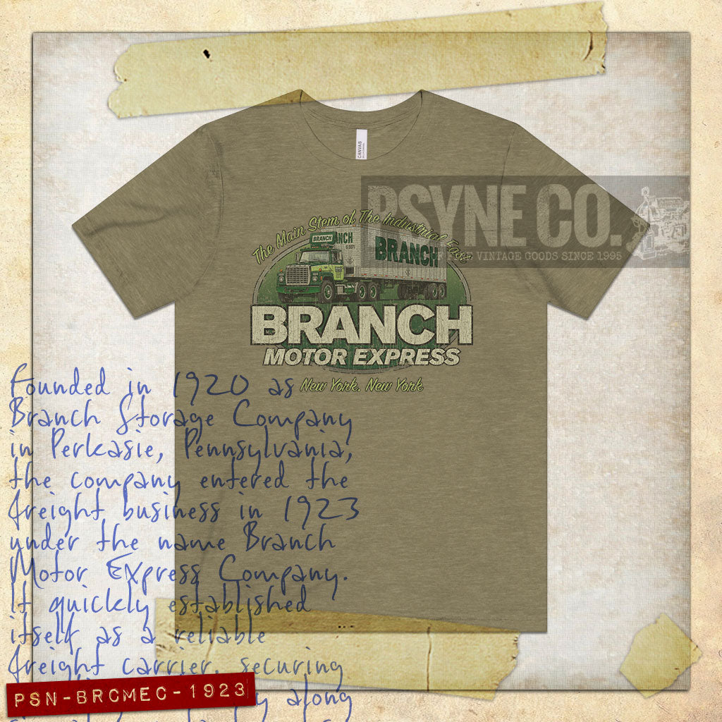 Branch Motor Express Company 1923 Vintage Men's T-Shirt