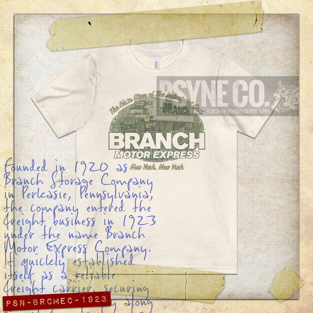 Branch Motor Express Company 1923 Vintage Men's T-Shirt