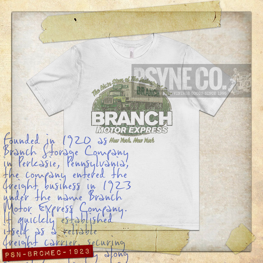 Branch Motor Express Company 1923 Vintage Men's T-Shirt