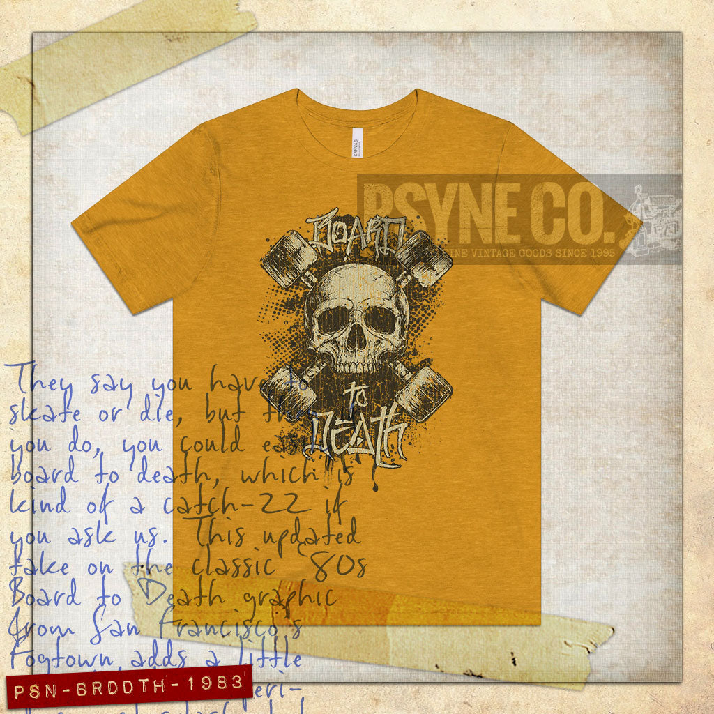 Board to Death 1983 Vintage Men’s T-Shirt